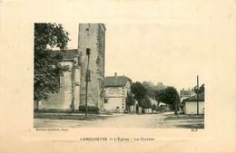 Labouheyre * Rue Du Village * église Et Le Clocher - Andere & Zonder Classificatie