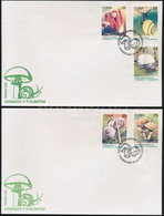 ** 2005 Gombák és Csigák Sor Mi 4767-4771 + Blokk Mi 208 3 FDC - Otros & Sin Clasificación