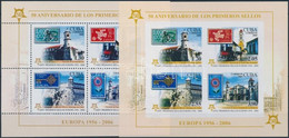 ** 2005 50 éves Az Europa CEPT Fogazott és Vágott Blokk, Europa CEPT Perforated And Imperforated Block Mi 206 A + B - Otros & Sin Clasificación