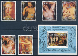 ** 1985 Rubens Sor + Blokk, Rubens Set + Block Mi 1336-1341 + 110 - Otros & Sin Clasificación