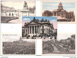 BELGIQUE 5 FIVE OLD BRUXELLES BRUSSELS BELGIUM POSTCARDS  MORE CHEAP BELGIUM LISTED FOR SALE @ 1 EURO - 5 - 99 Postcards