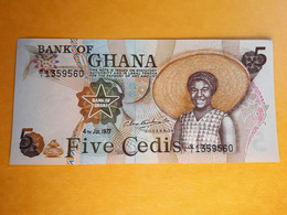 GHANA 5 CEDIS 4 JUL 1977 UNC - Ghana