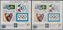 ** 1994 Bélyegkiállítás FISA 94 (III), Labdarúgó-világkupa 1994 Blokk + Vágott Blokk, Stamp Exhibition FISA 94 (III), Fo - Otros & Sin Clasificación