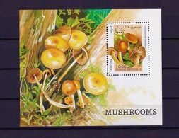 Somalia 1998 - Briefmarken Block Pilze MNH ** - Mushrooms