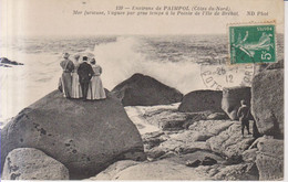 Paimpol Pointe De L'ile De Brehat Carte Postale Animee   1912 - Paimpol