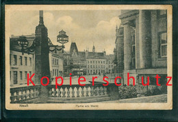 AK Neuß, Neuss, Partie Am Markt, Gel. 1921 Nach Nantes Frankreich - Neuss