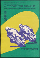 1972 Budapesti Honvéd SE által Rendezett Nemzetközi Motorverseny Kisplakátja, Jó állapotban, 24,5×17 Cm - Otros & Sin Clasificación