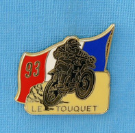 1 PIN'S //  ** MOTO / ENDURO DU TOUQUET '93 ** . (Locomobile (94) - Motos