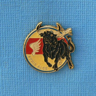 1 PIN'S //  ** ALES / OCCITANIE / FÉRIA De L'ASCENSION '92 ** . (Atlanti's) - Tauromachie - Corrida