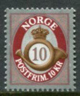 NORWAY 2013 Posthorn Definitive 10 Kr.  MNH / **.  Michel 1831 - Unused Stamps