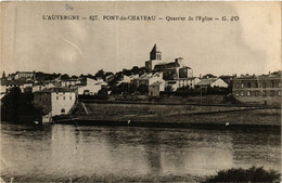 CPA AK Auvergne PONT-du-CHATEAU Quartier De L'Église (408449) - Pont Du Chateau