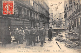 PARIS-75008-RUE DE L'ARCADE- CRUE DE LA SEINE JANVIER 1910 - Arrondissement: 08