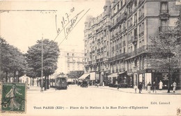 PARIS-75012-PLACE DE LA NATION A LA RUE FABRE-D'EGLANTINE - TOUT PARIS - Arrondissement: 12