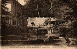 CPA AK St-ZACHARIE Hotel Chateau De Mont Vert-La Grande Terrasse (411161) - Saint-Zacharie
