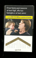 Tabacco Pacchetto Di Sigarette Italia - Malboro Gold N.5 Da 20 Pezzi - Tobacco-Tabac-Tabak-Tabaco - Etuis à Cigarettes Vides