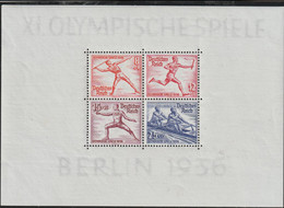Deutsches Reich 1936 Berlin Olympic Games Souvenir Sheet MNH/** (H30) - Zomer 1936: Berlijn