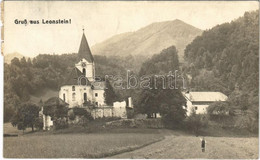 T2 1917 Leonstein, Kirche. Spezial Chlorbrom Postkarte Danubius G.W.L. / Church - Sin Clasificación
