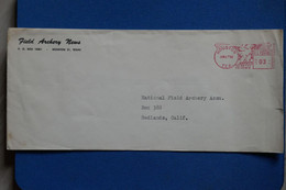 #3  ETATS UNIS  LETTRE    1956  HOUSTON   POUR REDLANDS    + AFFRANCH. INTERESSANT - Briefe U. Dokumente