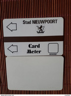 1 Parking Card Nieuwpoort Thin Carton Used Rare - Other & Unclassified