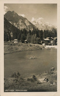 Real Photo Leutasch Muhleck See P. Used Seefeld Light Crease - Leutasch