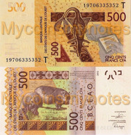 WEST AFRICAN STATES, TOGO, 500 F, 2019, Code T, PNew, Not In Catalog, UNC - États D'Afrique De L'Ouest