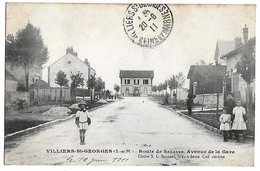VILLIERS SAINT GEORGES - Route De Sezanne - Avenue De La Gare - Villiers Saint Georges