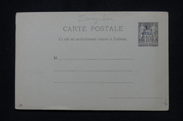 ZANZIBAR - Entier Postal Type Sage Surchargé, Non Circulé - L 105044 - Storia Postale