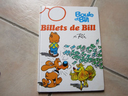 BOULE ET BILL T21 BILLETS DE BILL   ROBA EDITION FRANCE LOISIRS - Boule Et Bill