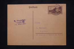 SARRE - Entier Postal De St Wendel Pour La France En 1929 - L 105068 - Interi Postali