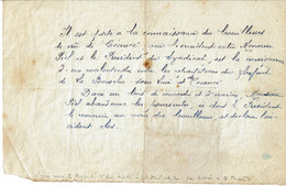 1935 - REVOLTE DES BOUILLEURS DE CRU à Céaucé (Orne) - Photocopie Ou Photo (d'origine) De La Liste Des Récalcitrants - Documents Historiques