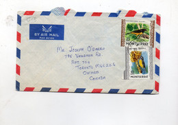 5CRT618 - MONTSERRAT , Lettera Per Il Canada 30.11.1974 - Passeri