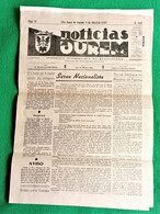 Vila Nova De Ourém - Jornal Notícias De Ourém Nº 442, 5 De Abril De 1942 - Imprensa. Leiria. Santarém. Portugal - Informaciones Generales
