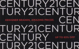 USA - Century 21 Magnetic Gift Card, Unused - Gift Cards