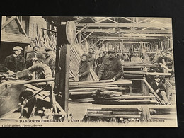 Cpa  Parquets Chretinat ,Usine De Marcilly Sur Eure, Un Atelier De Fabrication  Edition Cecodi D’après 1900 Qualité - Marcilly-sur-Eure