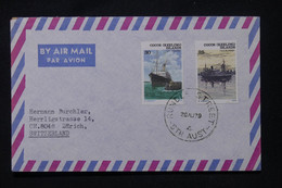 COCOS KEELING - Enveloppe Pour La Suisse Par Avion En 1979 - L 105126 - Cocos (Keeling) Islands