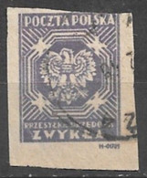 Poland 1946. Scott #O25 (U) Polish Eagle - Oficiales