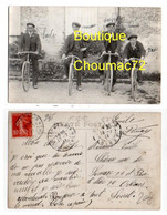 945, Loir Et Cher, Cachet De Marchenoir, Carte Photo, Groupe De Cyclistes - Marchenoir