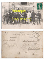 943, Loir Et Cher, Cachet De Marchenoir, Carte Photo, Course De Cycliste, Cyclistes Vélos - Marchenoir