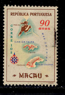 ! ! Macau - 1956 Maps 90 A - Af. 392 - Used - Usados