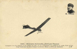 Monoplan Antoinette Piloté Par Thomas RV - ....-1914: Précurseurs