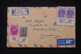 ISRAËL - Enveloppe En Recommandé De Haïfa Pour L'Allemagne En 1961  - L 105136 - Covers & Documents