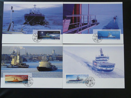 Carte Maximum Card (x4) Brise Glace Ice Breaker Finlande Ref 84569 - Barche
