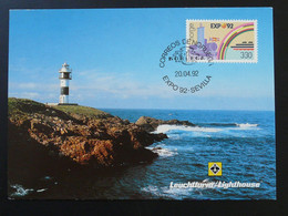 Carte Postcard Exposition Universelle Sevilla 1992 Phare Lighthouse Norvege Norway Ref 84676 - 1992 – Sevilla (Spanien)