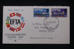 ROYAUME UNI - Enveloppe FDC En 1966 - EFTA - L 105155 - 1952-1971 Pre-Decimal Issues