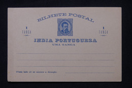 INDE PORTUGAISE - Entier Postal Non Circulé - L 105165 - Portuguese India