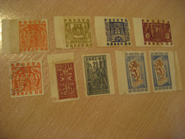 KLOMINO Westfalenhof Grodek Obozu Camp II D WW2 Polish POW Stamps POLAND Germany Russia - Camps De Prisonniers