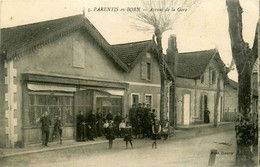 Parentis En Borne * Avenue De La Gare * Sellerie E. DAURY * Villageois - Other & Unclassified