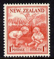 New Zealand 1938 Health - Children 1d+1d Unmounted Mint SG 610* - Ongebruikt