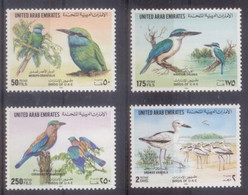 4 G127 United Arab Emirates 1994 Birds Oiseaux Aves 4v Mnh Nsc - Unclassified