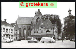 WORKUM Merk Met Waaggebouw , Kerk En Toren Ca 1958 ? - Workum